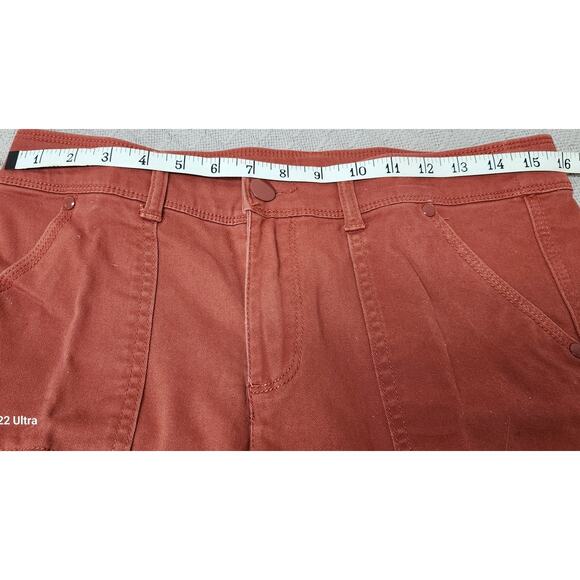 CJ Banks VIntage Burnt Orange Moderately Curvy Straight Leg  Jeans Womens Size 4 - Picture 6 of 10